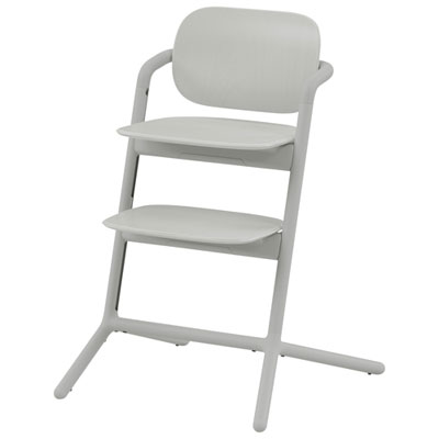 Image of Cybex LEMO 2 4-in-1 High Chair Set with Bouncer Nest, Tray & Baby Set - Suede Grey
