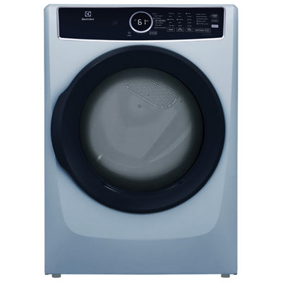 Electrolux 8.0 Cu. Ft. Front Load Electric Steam Dryer (ELFE743CAG) - Glacier Blue I love this machine!  Everyone else wanted a machine with an agitator but I won the battle
