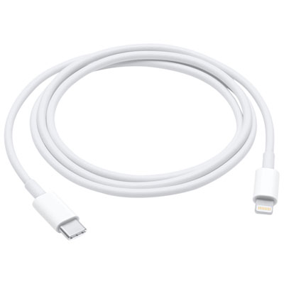 Apple 1m (3.28 ft.) USB-C to Lightning Cable (MUQ93AM/A) - White Original cable