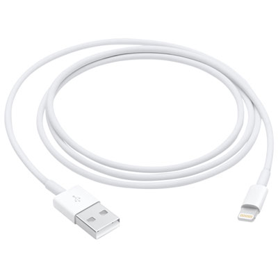 Apple 1m (3.28 ft.) USB-A to Lightning Cable (MUQW3AM/A) - White USB Cable worth deal