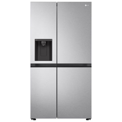 LG 36" 22.5 Cu. Ft. Side-By-Side Refrigerator with Water & Ice Dispenser (LS23C4230V) - Metal Sorbet Great fridge and freezer