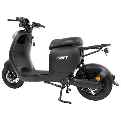Image of SWFT MAXX G Electric Moped (400W Motor / 90km Range / 32km/h Top Speed)- Black