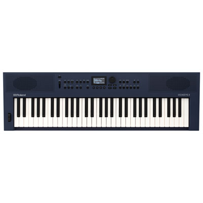 Roland GO:KEYS 3 61-Key Music Creation Keyboard - Midnight Blue