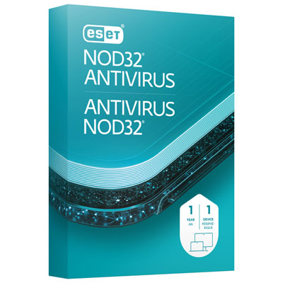 Image of ESET NOD32 Anti-virus (PC/Mac) - 1 Device - 1 Year - English/French