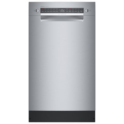Bosch 18" 44dB Built-In Dishwasher with Stainless Steel Tub & Third Rack (SPE68C75UC) - Stainless Steel Best ever super quiet