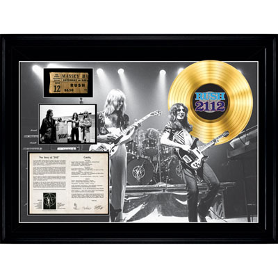 Frameworth The Rush: Massey Hall Collage Framed Canvas