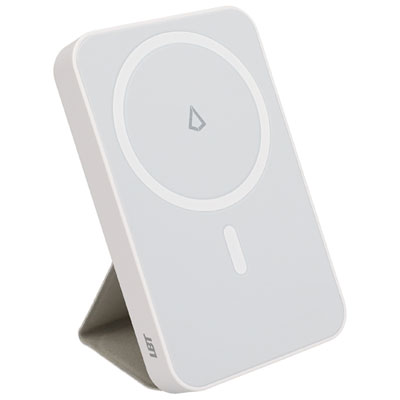 Chargeur Portable Sans Fil 15 W 5000 Mah Avec Support De Lbt (Lbt Ms-Pb5Kwt) - Blanc Great for taking a trip