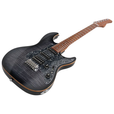 Image of Sire Larry Carlton S7 Electric Guitar (S7-FM-TBK) - Transparent Black