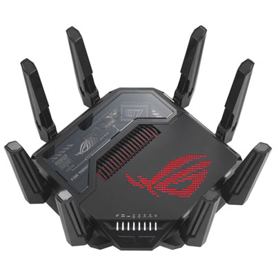 ASUS ROG Rapture Wireless Quad-Band Wi-Fi 7 Router (GT-BE98 PRO) Wired tests were phenomenal: 2300/2300 Mbps download/upload on Cat 6 cable and 940/940 on Cat 5E through a gigabit switch