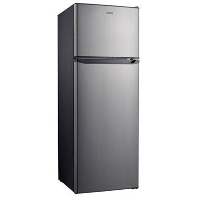"Open Box - Galanz 24"" 12 Cu. Ft. Freestanding Top Freezer Refrigerator - Stainless Steell Look - Perfect Condition"