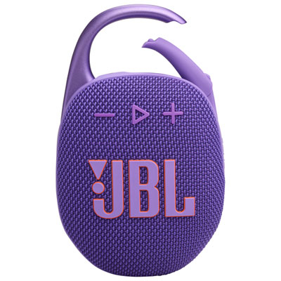 JBL Clip 5 Waterproof Bluetooth Wireless Speaker - Purple Best portable speaker