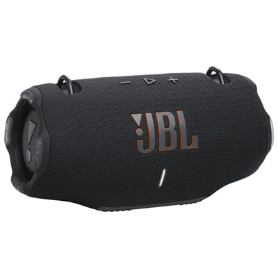 JBL Xtreme 4 Waterproof Bluetooth Wireless Speaker - Black Great sound battery lasts several days, hung on the pool side gets splashed with no problems