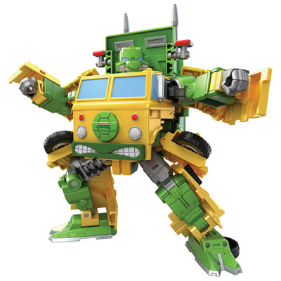 Image of Hasbro Transformers Collaborative: Teenage Mutant Ninja Turtles x Transformers - Party Wallop Action Figure
