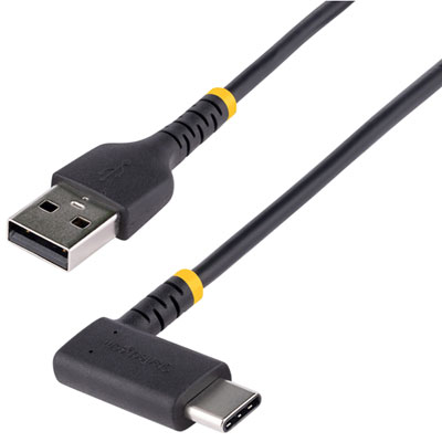 Câble Usb-A À Usb-C À Angle Droit De 15 Cm (0,5 Pi) De Startech (R2Acr-15C-Usb-Cable)
