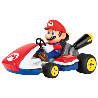 Image of Carrera Mario Kart 1:16 Scale RC Racing Kart (050227104524) - Red/Blue/White/Yellow