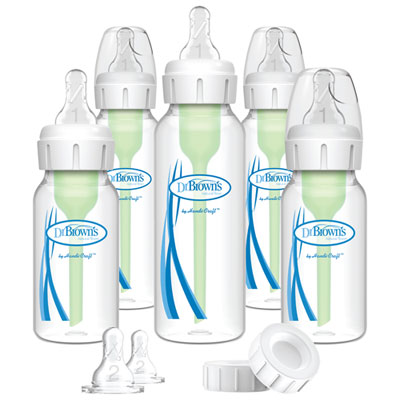 Dr. Brown's Natural Flow Anti-Colic Options+ Newborn Feeding Set