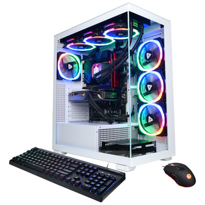 CyberPowerPC Gamer Supreme Gaming PC - White (Intel Core i9-14900KF/4TB SSD/64GB RAM/GeForce RTX 4080 Super)