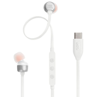 JBL Tune 310C In-Ear Headphones with USB-C Connector - White I have owned numerous wired and wireless, none would stay in place