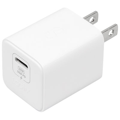 LOGiiX Vibrance 20W USB-C GaN PD Wall Charger - White
