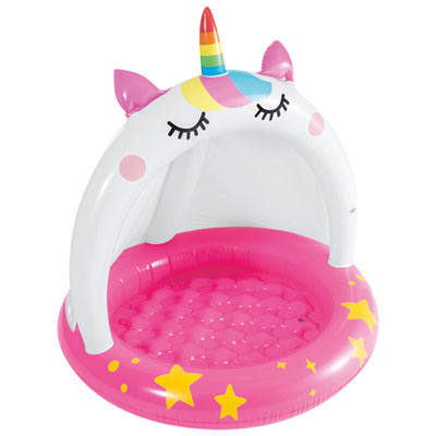 Intex Caticorn Island Inflatable Baby Pool with Sunshade