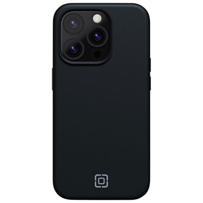 Incipio Sensor Silicone Fitted Hard Shell with Lens Protector for iPhone 15 Pro - Black