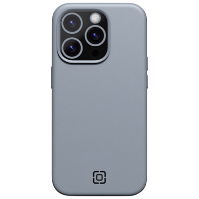 Incipio Sensor Silicone Fitted Hard Shell with Lens Protector for iPhone 15 Pro - Grey Great value