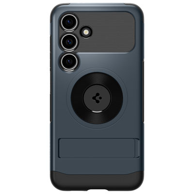 Étui Rigide Ajusté Slim Armor Magfit De Spigen Pour Galaxy S24+ (Plus) - Ardoise Métallique