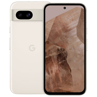 Pixel 8A De 128 Go De Google Offert Par Freedom Mobile - Porcelaine - Paiement Balance Mensuel