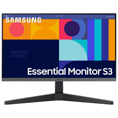 Open Box - Samsung 24" 100Hz 4ms GTG IPS LED FreeSync Monitor (LS24C330GANXZA) - Black Product works great