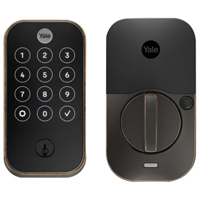 Yale Assure Lock 2 Touch Bluetooth Smart Lock with Key & Biometric Keypad - Bronze