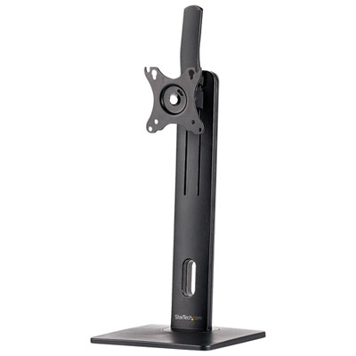 "StarTech 32"" Ergonomic Single Monitor Standing Mount - Black"