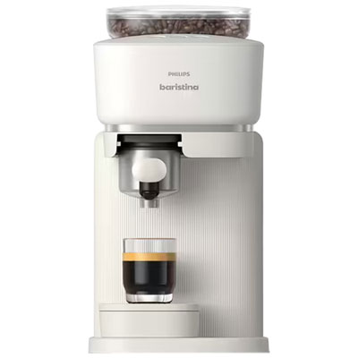 Image of Philips Baristina Automatic Espresso Machine - White