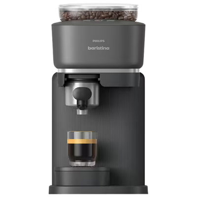 Image of Philips Baristina Automatic Espresso Machine - Black