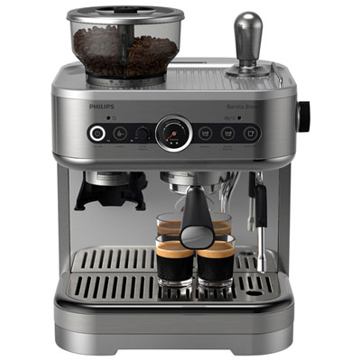 Philips Barista Brew Semi-Automatic Espresso Machine with Dual Bean Container - Silver/Stainless Steel As a coffee enthusiast, I recently invested in the PHILIPS Barista Brew Semi Automatic Espresso Machine, and it has significantly elevated my at-home coffee experience