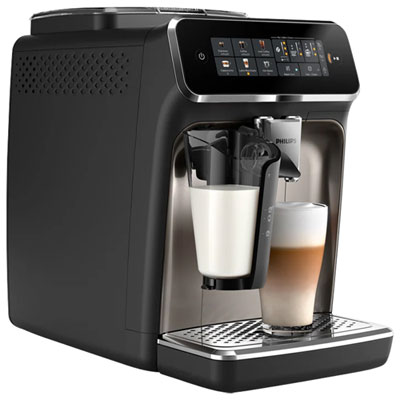 Image of Philips 3300 Fully Automatic Espresso Machine - Black/Silver