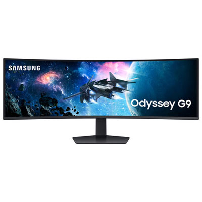 Open Box - Samsung 49" 240Hz 1ms GTG Curved VA LED FreeSync Gaming Monitor - Black