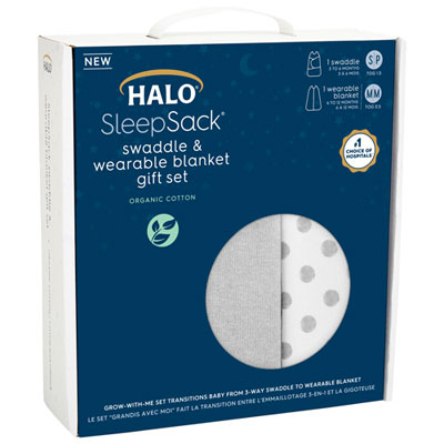 Halo Grow-With-Me SleepSack Swaddle Wearable Blanket Gift Set