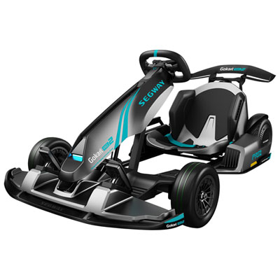 Kart Électrique Gokart Pro2 De Segway (Autonomie Maximale 25 Km, Maximum 43 Km/h) - Gris Foncé - Exclusivité De Best Buy