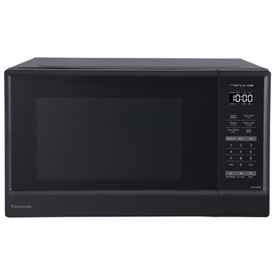 Image of Panasonic Genius 1.3 Cu. Ft. Microwave (NNSU65NBC) - Black