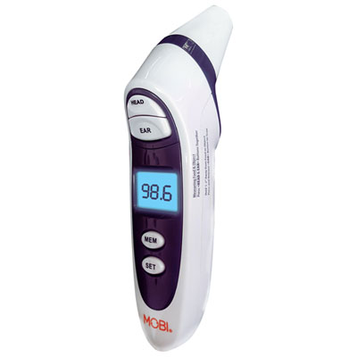 Mobi DualScan Prime Ear & Forehead Digital Thermometer So many features in one thermometer!