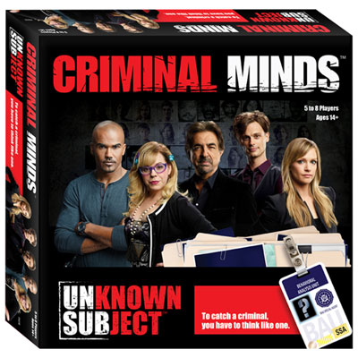 Playmonster Criminal Minds UNknown SUBject - English Criminal Minds: a criminally fun game!