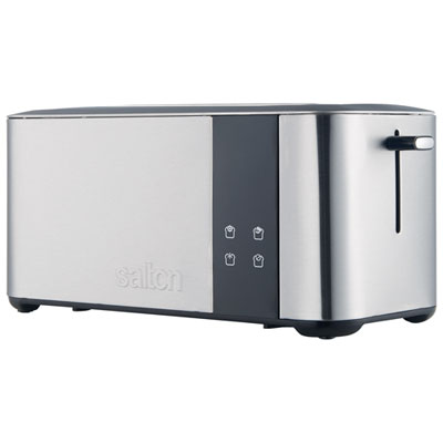 Salton Digital Long Slot Toaster - 4-Slice - Silver Salton toaster