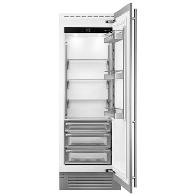 Smeg 30" 17.5 Cu. Ft. Built-in Freestanding All-Fridge Refrigerator (RSDU30RX) - Stainless Steel