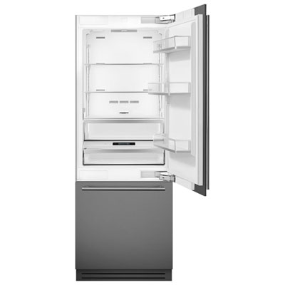 Smeg 30" 16.4 Cu. Ft. Built-in Bottom Freezer Refrigerator with Water Dispenser (CB465UI) -