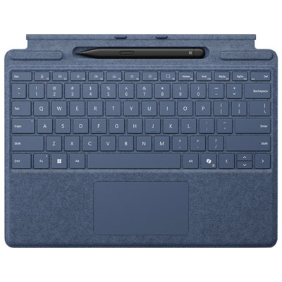 "Microsoft Surface Pro Keyboard with Slim Pen for Surface Pro 13"" / Pro (11th Edition) / Pro 8 / Pro 9 -Sapphire -En"