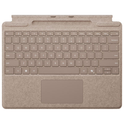 "Microsoft Surface Pro Keyboard with Pen Storage for Surface Pro 13"" / Pro (11th Edition) / Pro 8 / Pro 9 - Dune - En"