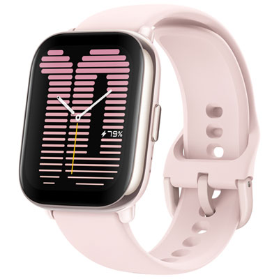 Amazfit Active Smartwatch with Heart Rate Monitor - Petal Pink