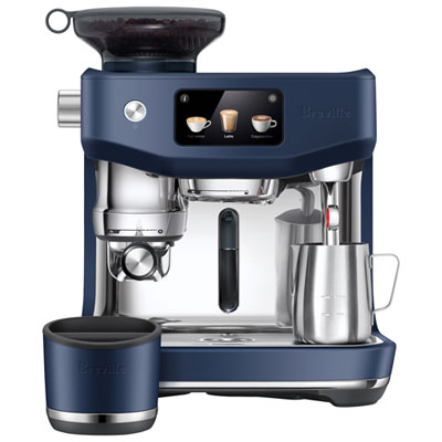 Breville Oracle Jet Espresso Machine with Frother & Coffee Grinder - Damson Blue Love this machine!