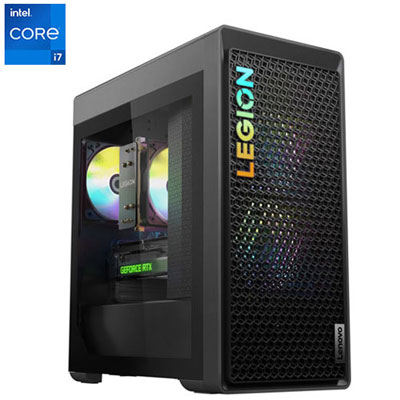 Open Box - Lenovo Legion Tower 5i Gaming PC- Storm Grey (Intel Core i7-13700F/1TB SSD/16GB RAM/GeForce RTX 4070)- En