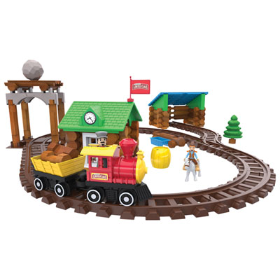 Lincoln Logs Sawmill Express Train - 101 Pieces (00840) It’s so well-made and you can tell that it’s going to be one of their favorite toys